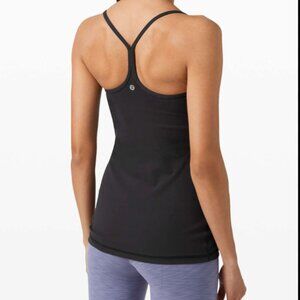 Lululemon Power Y Tank Black 2 / Lulu Sports Bra, Lululemon  Sports Bra